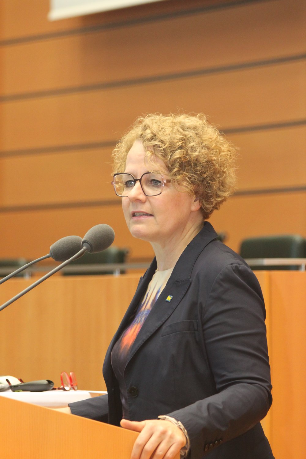 Auch bei der Fachtagung 2025 unter dem Titel "Kostbare Lebenszeit - Puzzlestein für Puzzlestein zur Lebensqualität im Alter" nahm Landesrätin Christiane Teschl-Hofmeister in Vertretung von Landeshauptfrau Johanna Mikl-Leitner die Eröffnung vor. 