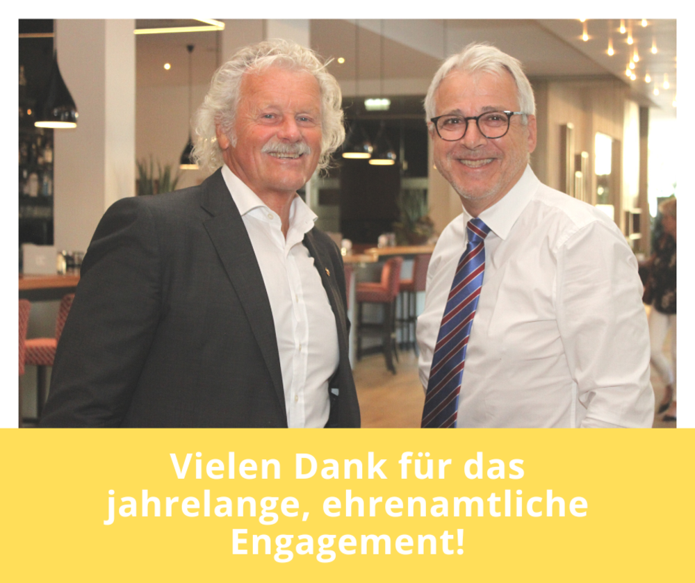 Ein großes Dankeschön dem bisherigen Obmann der NÖ ARGE für Pflege und Betreuung, Ing. Dietmar Stockinger, sowie dem Obmann-Stv. Martin Wieczorek, für das jahrelange, ehrenamtliche Engagement; 
