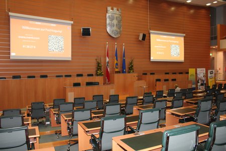 Die interaktive Fachtagung der NÖ ARGE für Pflege und Betreuung unter dem Titel "Digitalisierung - Unterstützung, Lösung? Mut!" fand am 18.10.2023 im NÖ Landtagssaal in St. Pölten statt; 