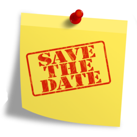 Das Bild zeigt die Aufschrift SAVE THE DATE und soll auf unsere bevorstehende Fachtagung zum Thema Digitalisierung am 18.10.2023 aufmerksam machen; 