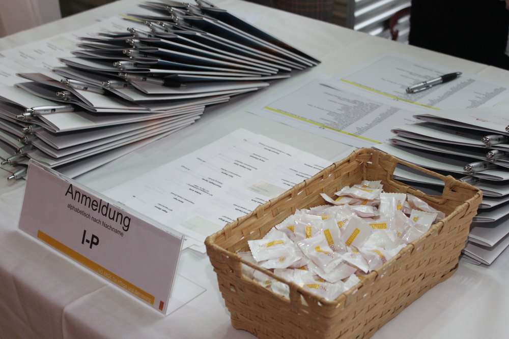 Alle TeilnehmerInnen mussten sich für die Teilnahme registrieren; 