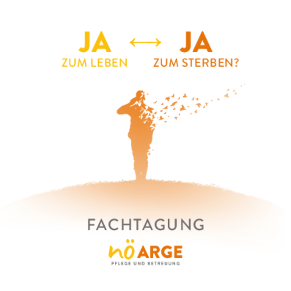 Die Einladungskarte für die Fachtagung zum Thema assistierter Suizid symbolisiert die Vergänglichkeit.